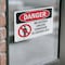 Signmission No Access Unless Conveyor Is Danger Sign, Vinyl Decal, 10in W x 7in L, 2PK OS-2PACK-DS-D-710-L-2436 - alternate 5